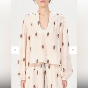 Maria Cher Florida Violet Blouse XS